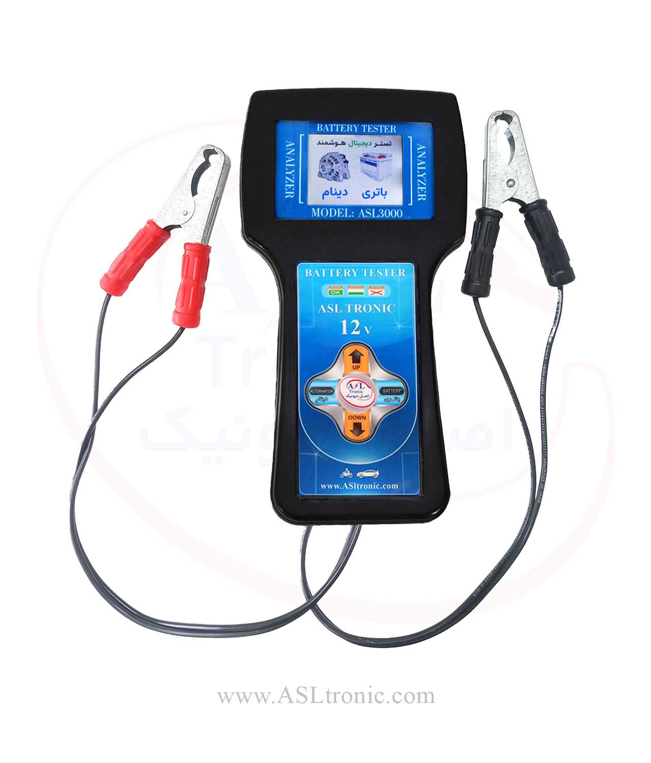 تستر باتری و دینام ماشین 2 تستر-باتری-و-دینام-خودرو-مدل-ASL3000 - تستر های باتری و دینام دیجیتال مدل ASL3000