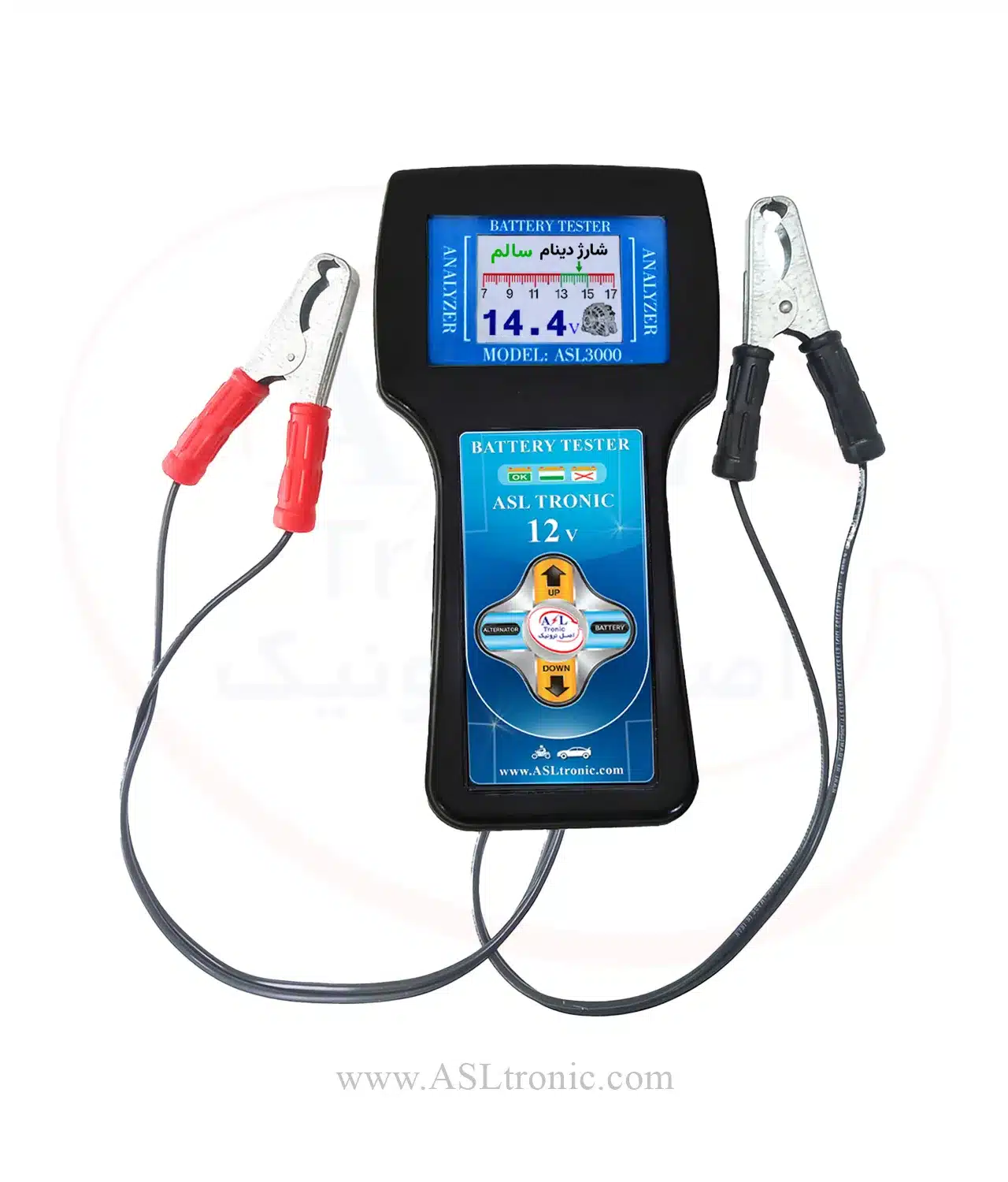 تستر باتری و دینام دیجیتال مدل ASL3000 - اصل ترونیک