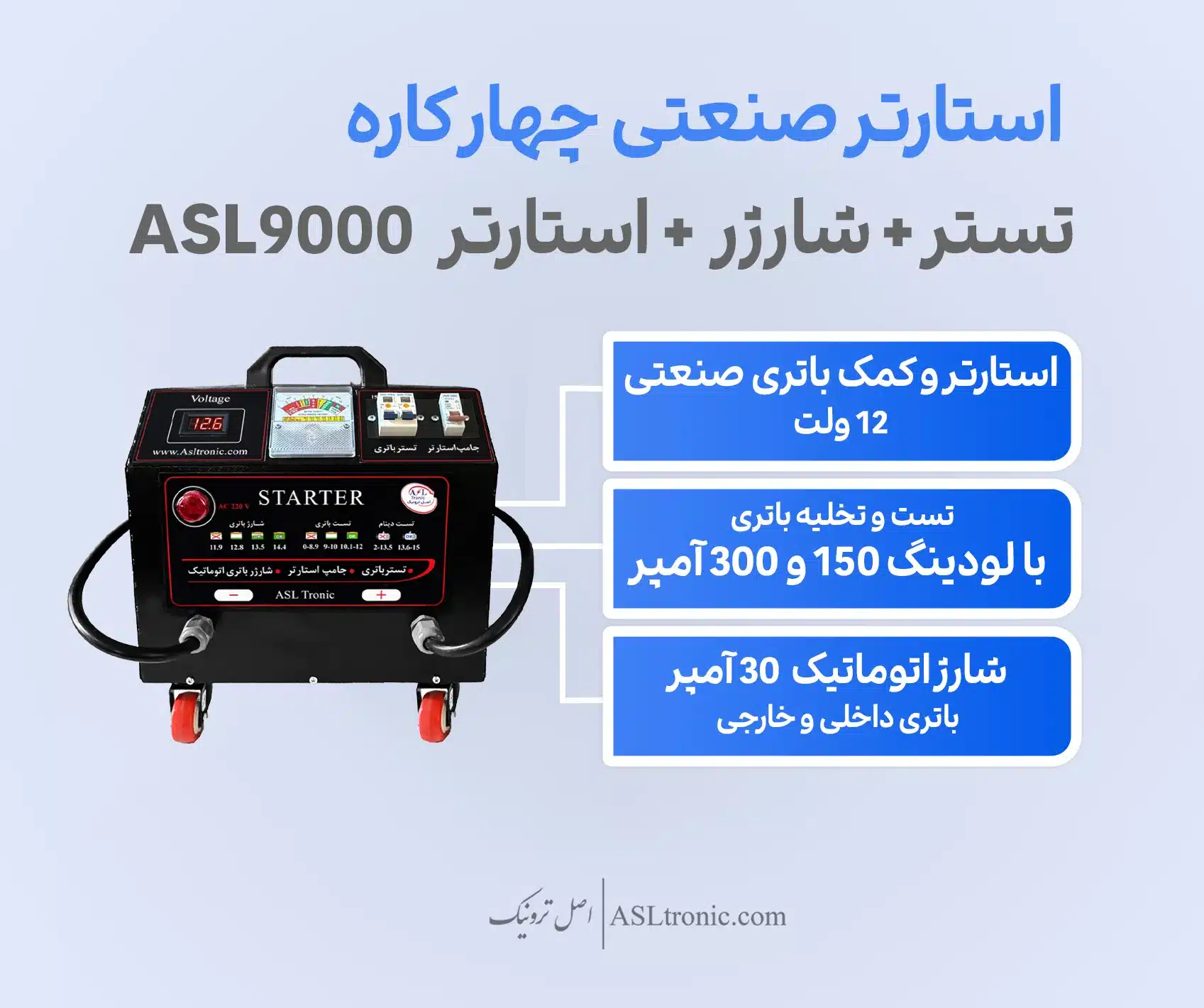 استارتر صنعتی 4 کاره اصل ترونیک