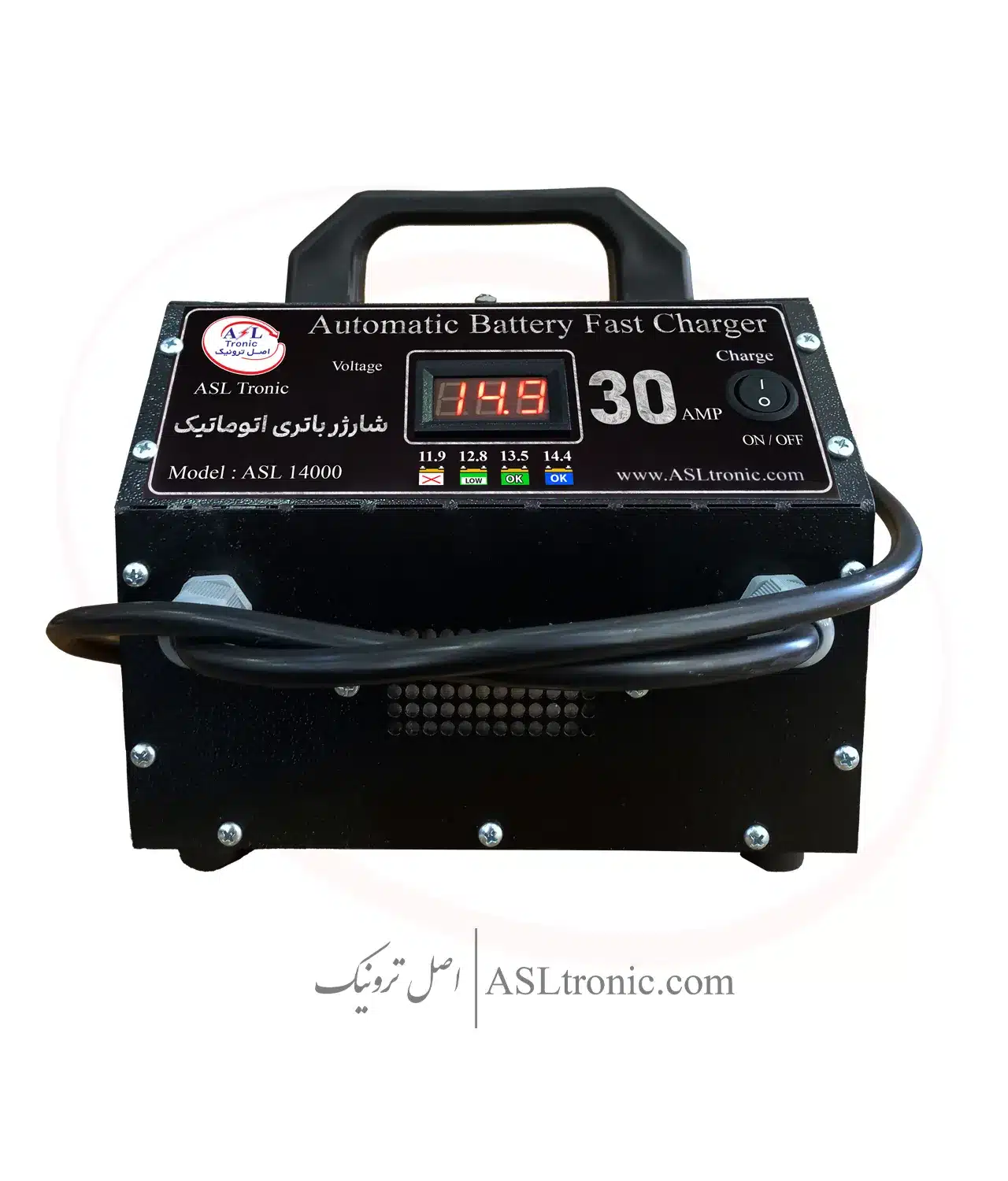 تصویر شارژر باتری 30 آمپر مدل ASL14000 اصل ترونیک