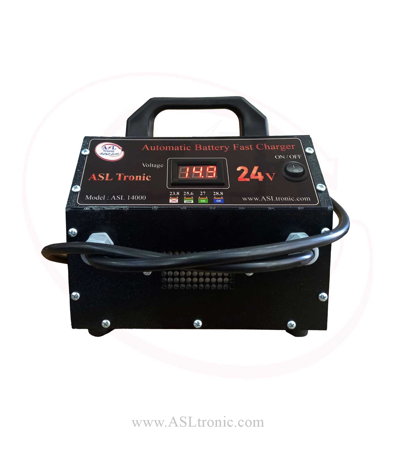 شارژر باتری خودرو 17 شارژر 24 ولت - شارژر ماشین سنگین - شارژر باتری - اصل ترونیک