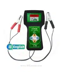تستر باتری و دینام دیجیتال 12 ولت مدل ASL3000 - انگلیسی- سخنگو - اصل ترونیک